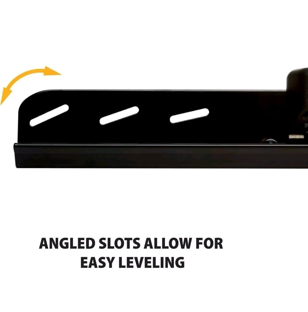 SANUS SimplySafe Fixed Slim TV Wall Mount for 47"-80" Sreens - Black Heavy Duty 