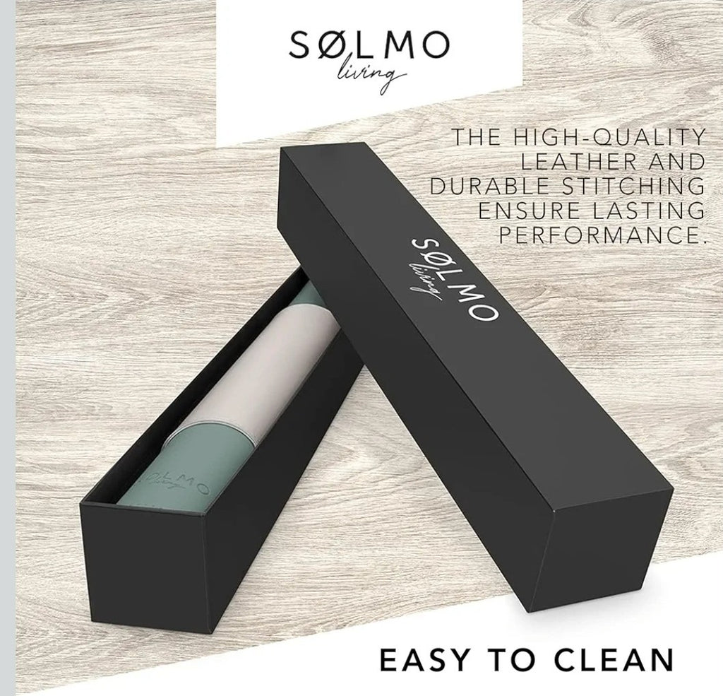 Solmo Waterproof PU Leather Desk & Mouse Mat Pad For Computer Laptop 85x40cm