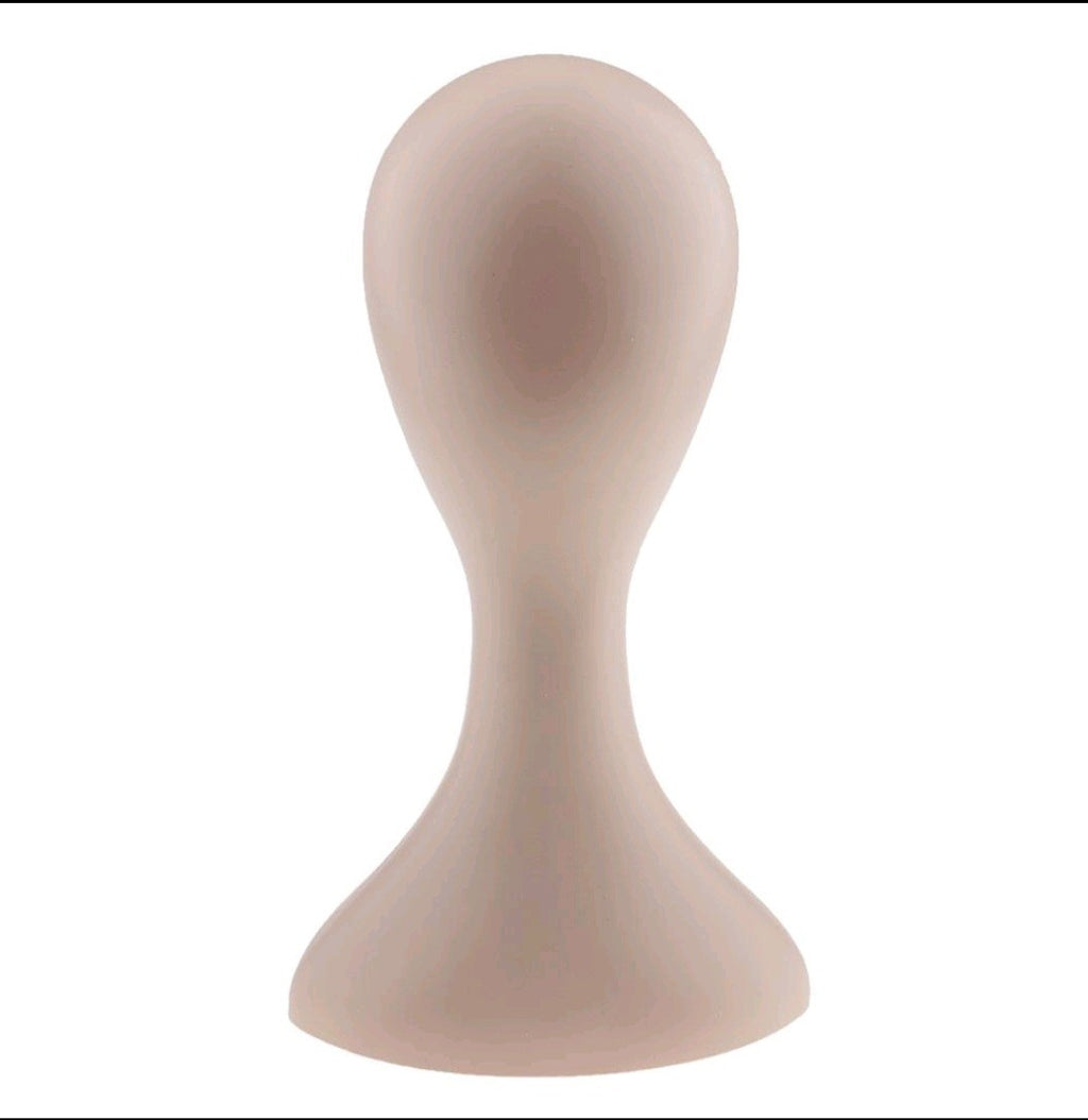 Abstract  Manikin Head for Hat Headset/Glasses /Hair Display Stand SKIN COLOUR