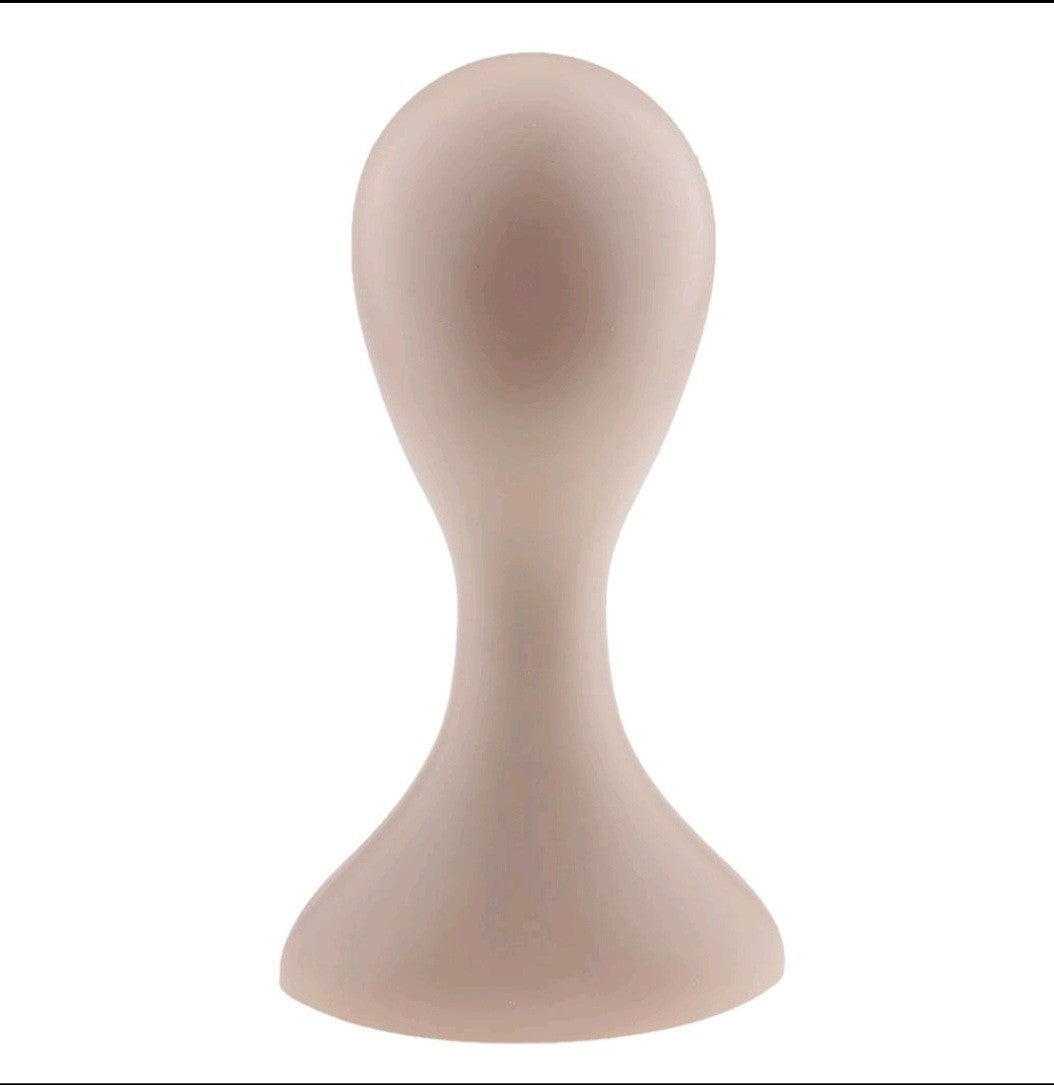 Abstract  Manikin Head for Hat Headset/Glasses /Hair Display Stand SKIN COLOUR