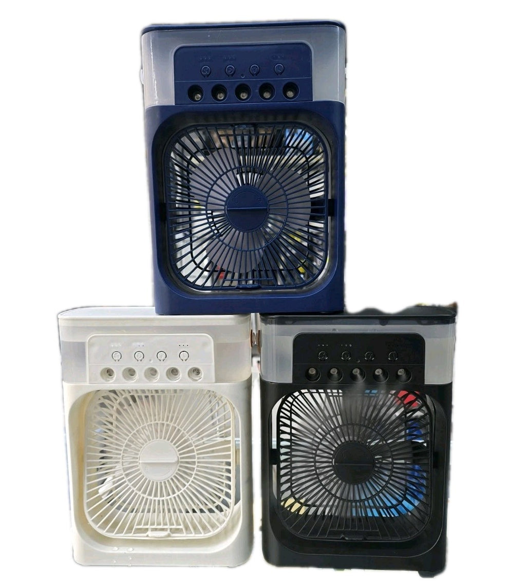Portable Mini Air Cooler Mist Fan Humidifier – 3-in-1 Cooling Power for Any Room