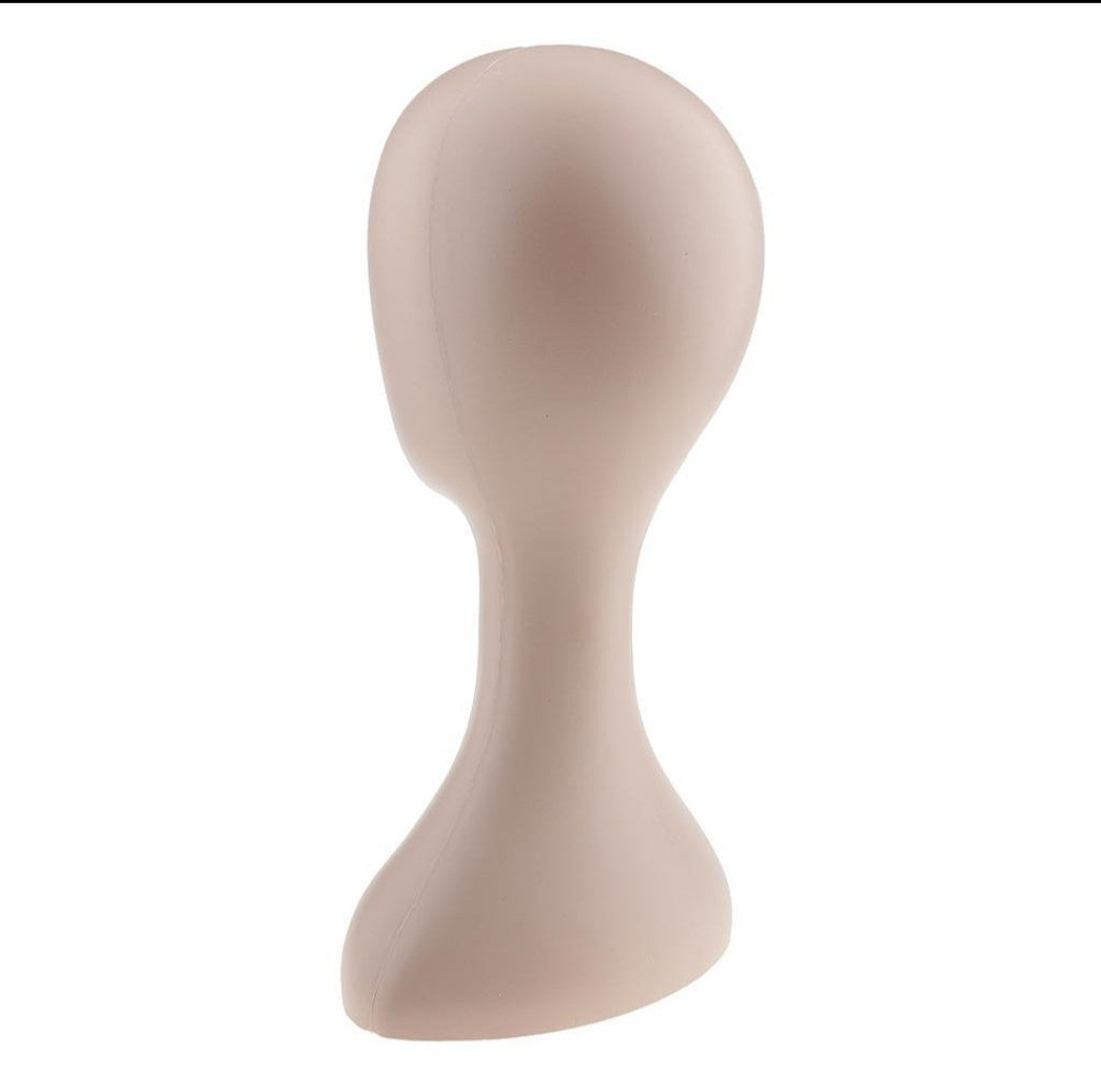 Abstract  Manikin Head for Hat Headset/Glasses /Hair Display Stand SKIN COLOUR