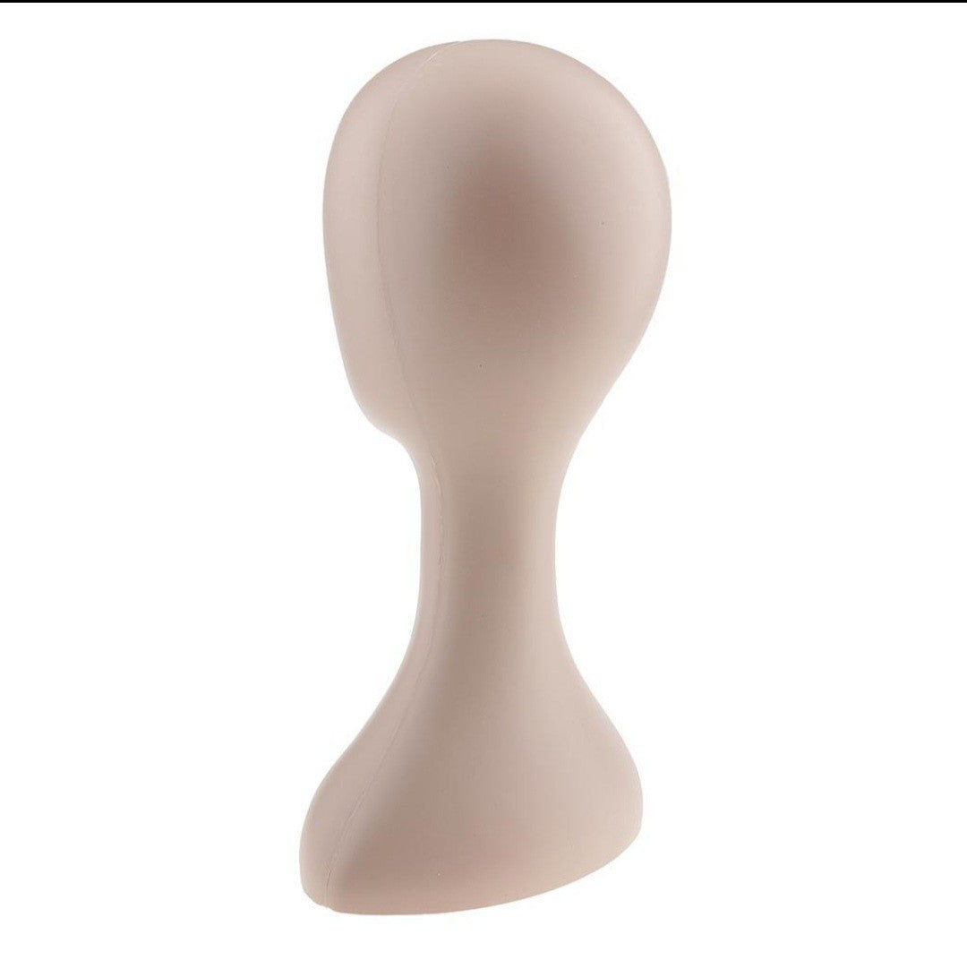 Abstract  Manikin Head for Hat Headset/Glasses /Hair Display Stand SKIN COLOUR
