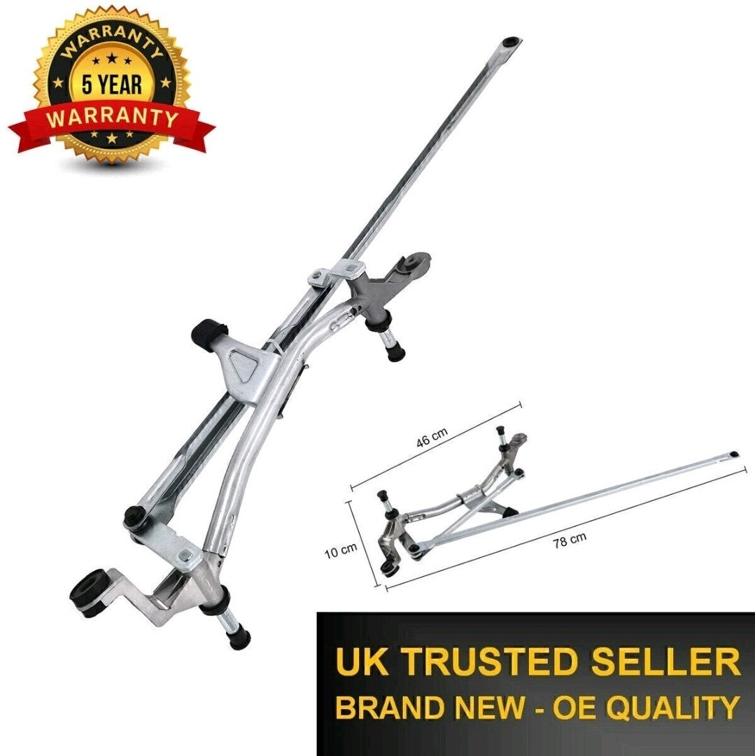 FRONT WIPER LINKAGE MECHANISM FOR 2013 TO 2020 RENAULT CLIO MARK IV UK