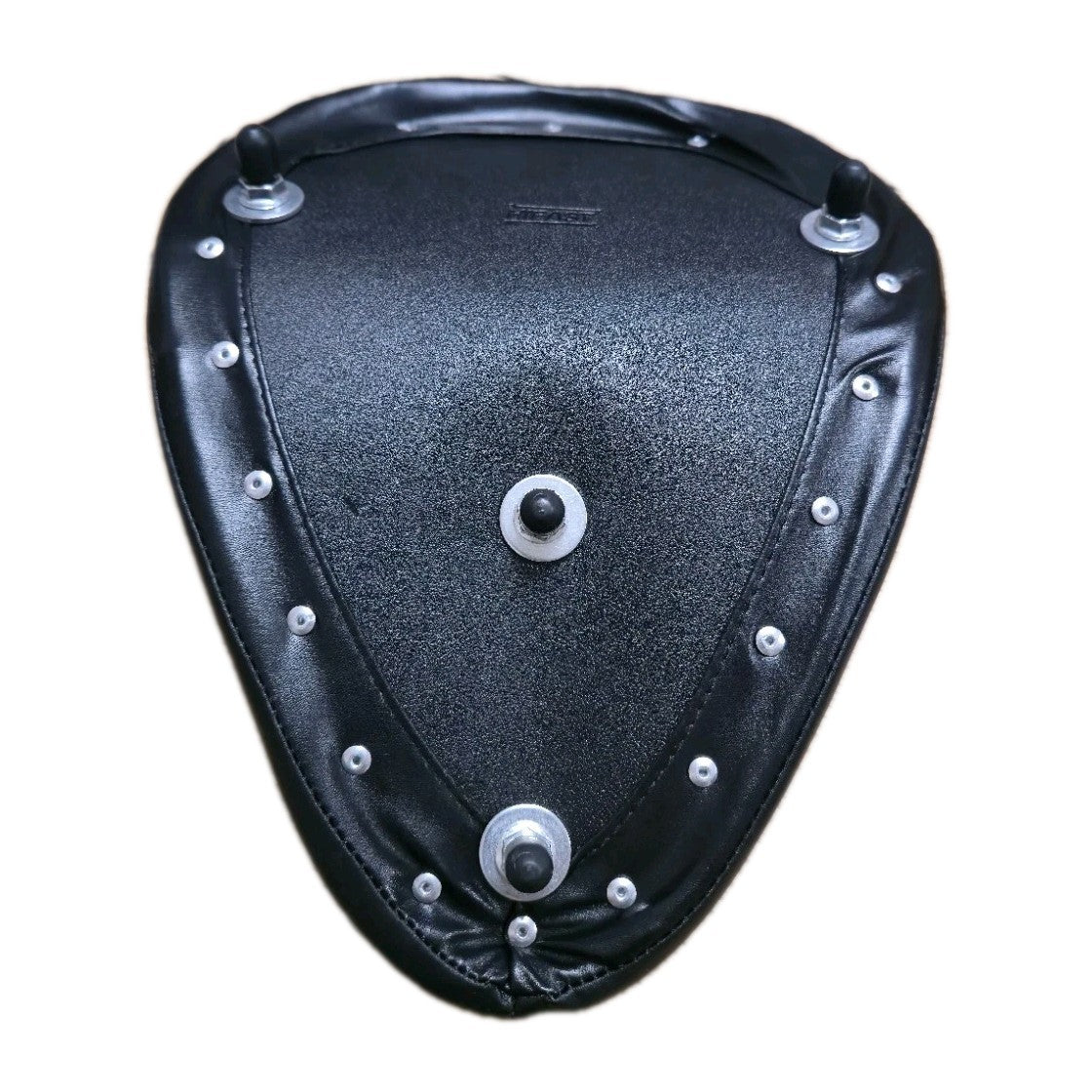Motorcycle Leather Solo Seat - Black Tuck n Roll New For Motorbike 
