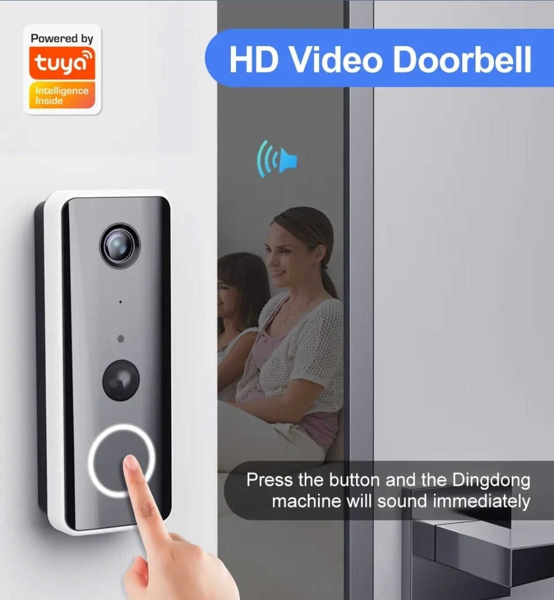 1080P WIFI Smart Video Doorbell Wireless Doorbell Video Intercom,Usb Indoor Chim
