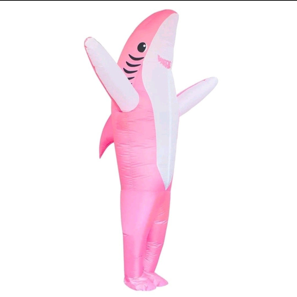 Inflatable Costume Adult shark costume- Funny Dress Party  Blue 