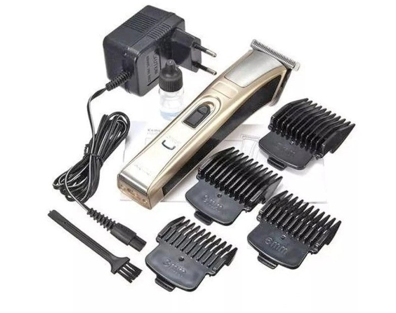 Professional Hair Trimmer Soft Baby Cut 4 Attachments Rechargeable