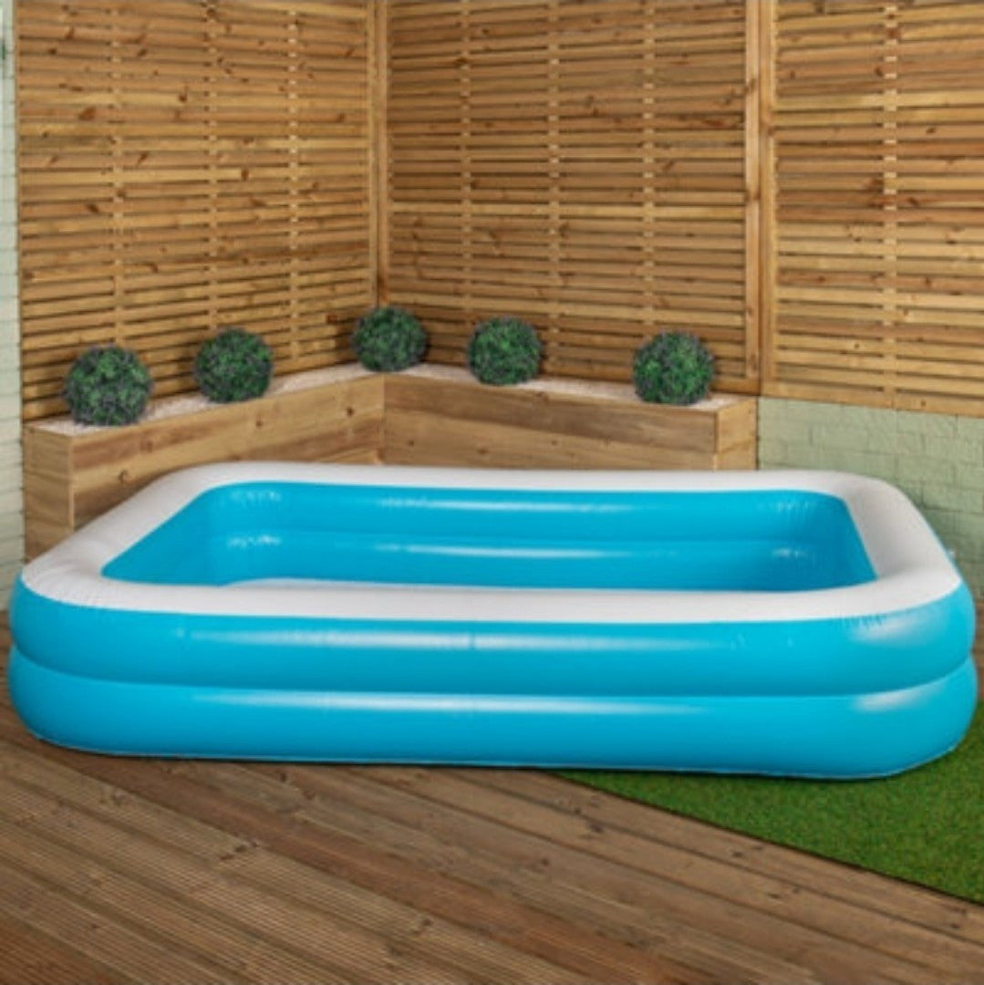 Jumbo Inflatable Family Pool – Extra Large Rectangular Paddling BRAND NEW