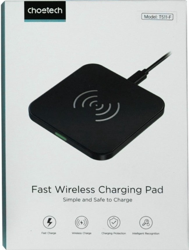 Genuine CHOETECH 10W Fast Wireless Charging Pad For Apple iPhone Samsung Phones 