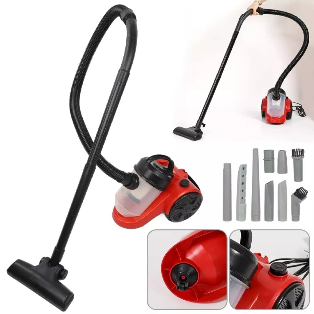 Bagless Cylinder Vacuum Cleaner 1000W Compact Lightweight Powerful Cyclonic Vac