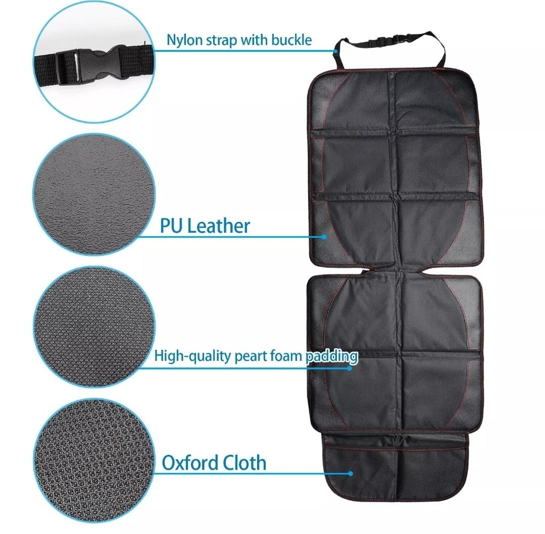 Pack Of 2 Car Seat Protector Cover – Waterproof, Non-Slip,Universal Fit