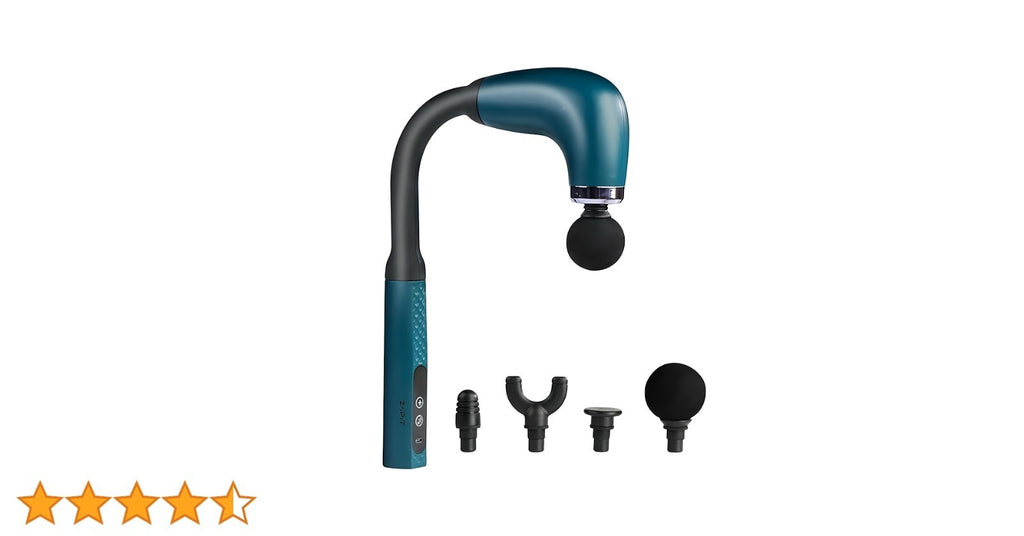 Massage Gun with Extended Handle – Deep Tissue Percussion Back & Neck Massager