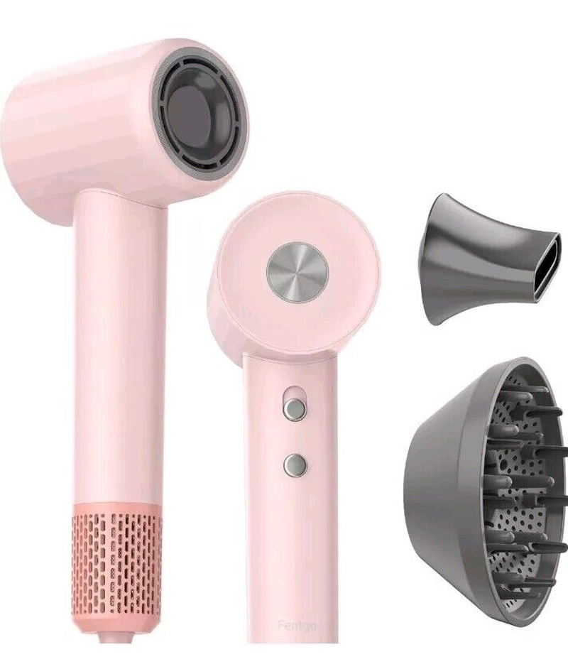 Professional Fentgo High Speed Hair Dryer with Diffuser,Ion Blow Dryer Brushless