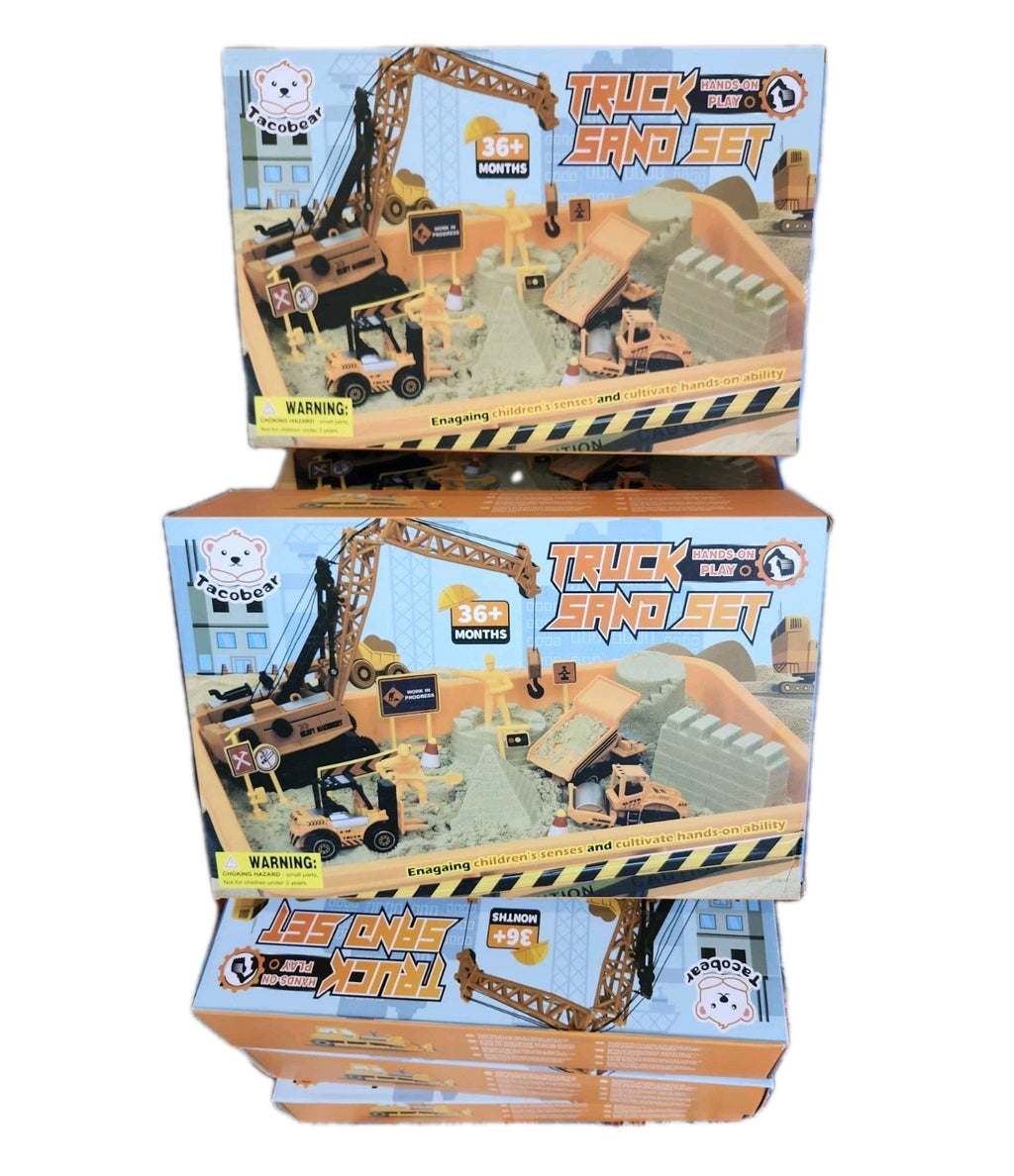 Trucks Set for Kids Boys Toys For 3 And Above kids, Constructions Set+1kg Sand 