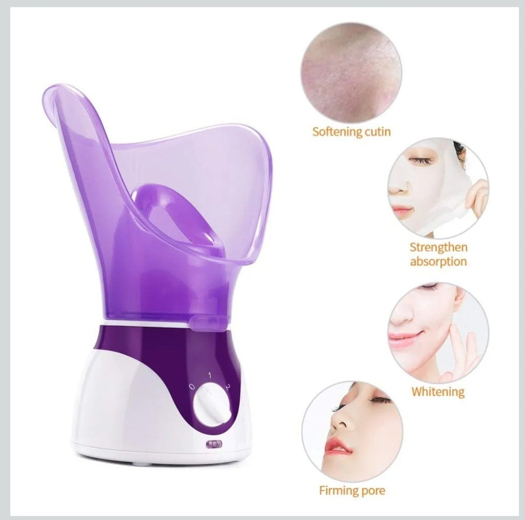 Facial Skin Care Steamer Pro Face Sprayer SPA Pores Steam Clean Sauna Mist UK