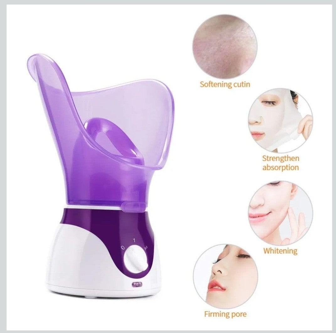 Facial Skin Care Steamer Pro Face Sprayer SPA Pores Steam Clean Sauna Mist UK