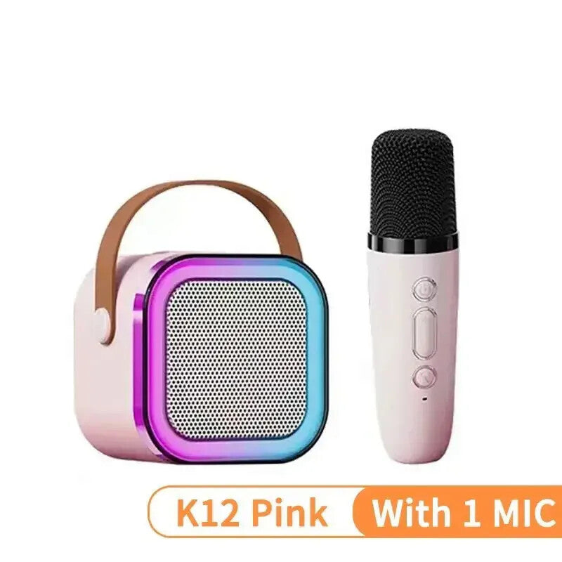 Wireless Bluetooth Speaker with Microphone Rechargeable Mini Speakers, Led Light