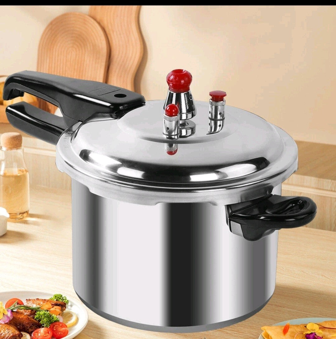 3 Litre Home Dual Handle aluminum Pressure Cooker Kitchen Catering Cookware UK