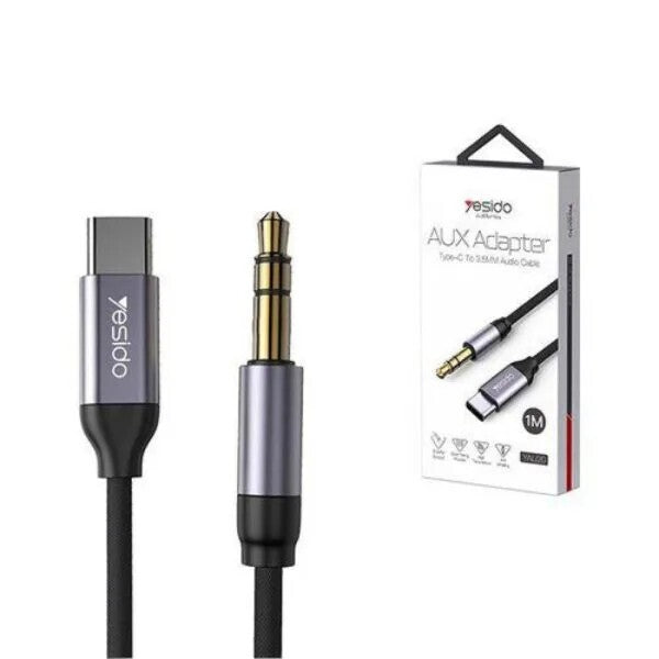 Type C to 3.5mm Aux Cable Lead ,For Car Stereo Audio Cable Adapter Audio Jack