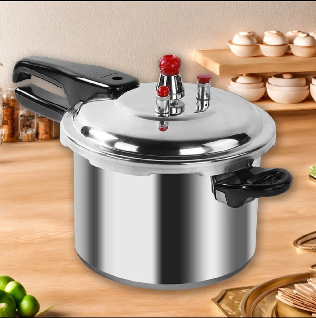 3 Litre Home Dual Handle aluminum Pressure Cooker Kitchen Catering Cookware UK