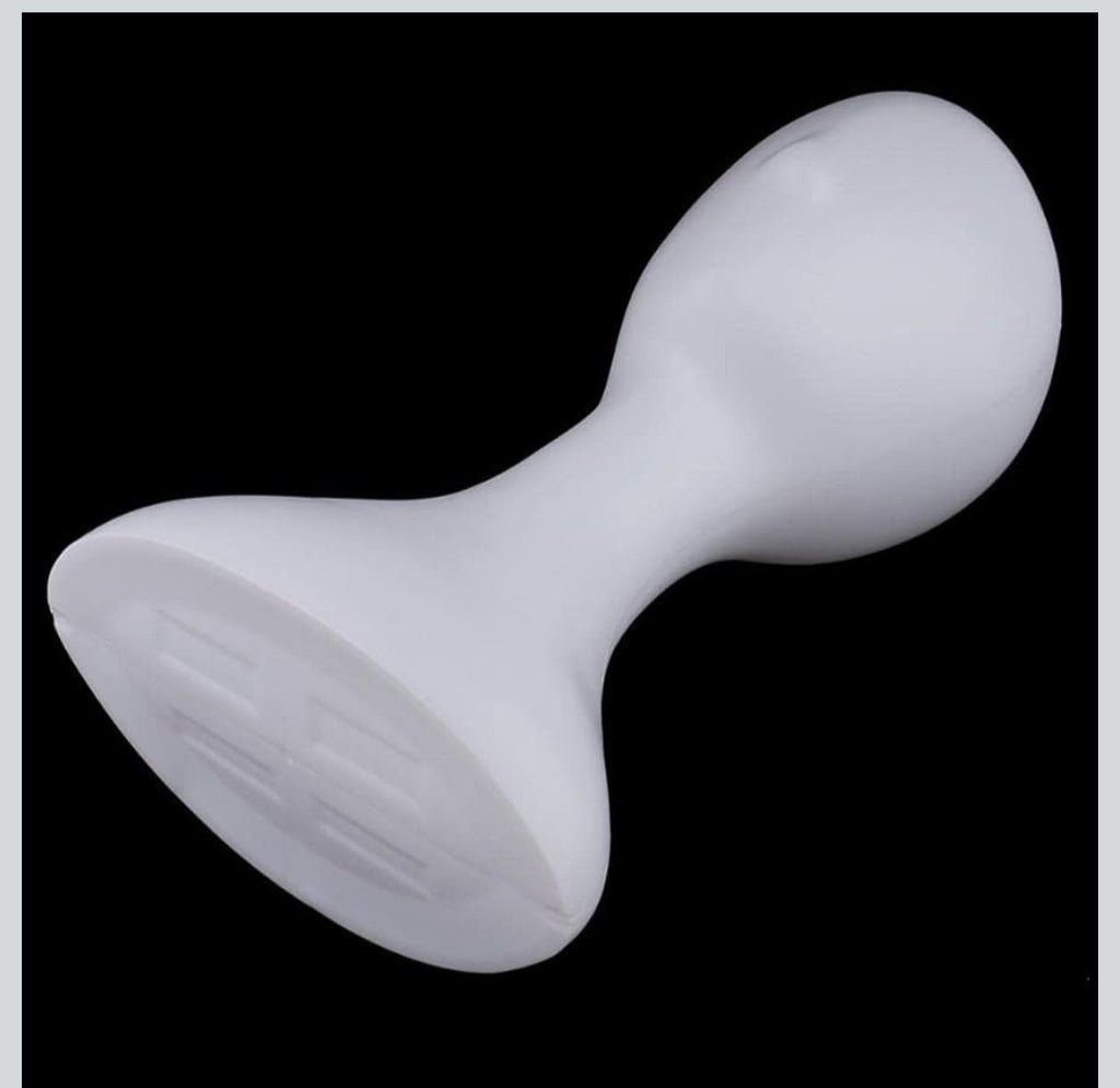 Abstract  Manikin Head for Hat Headset/Glasses /Hair Display Stand WHITE COLOUR