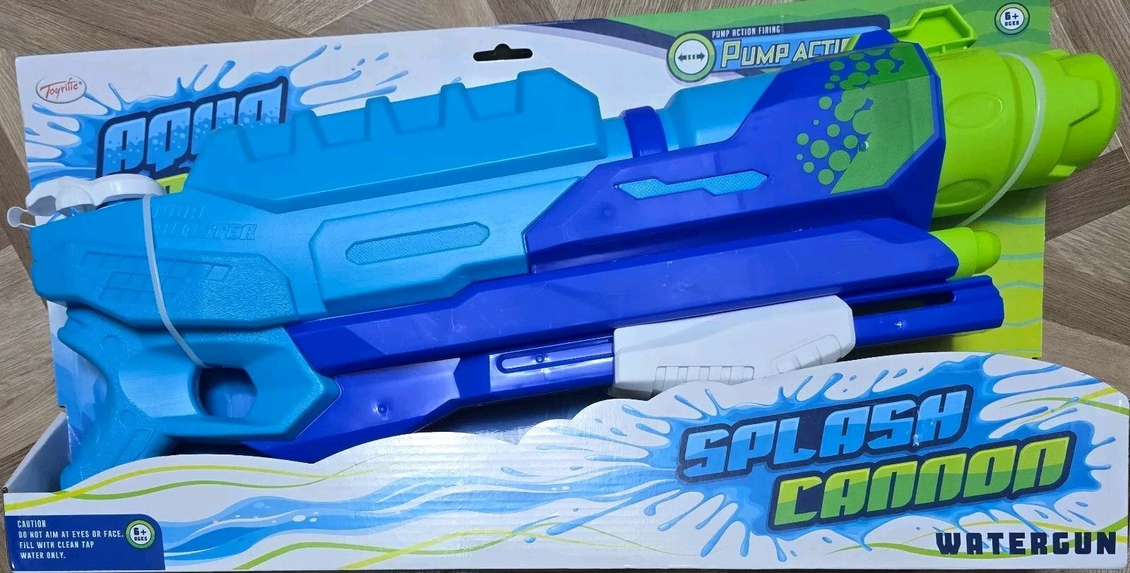 Pump Action Water Gun Aqua Blaster Splash Cannon Garden Games Super Water Pistol