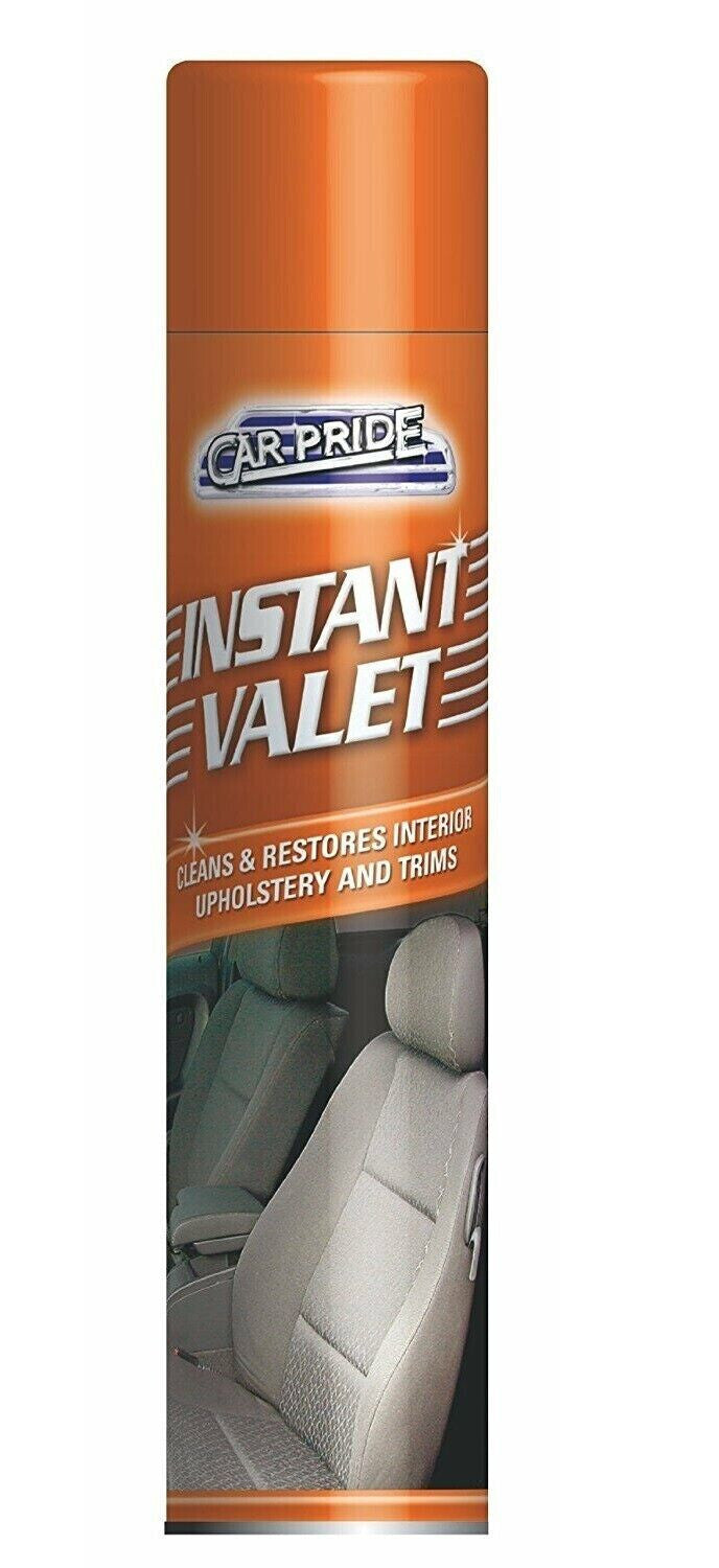 3x Carpride Instant Valet Interior Cleaner 300ml – Upholstery, Dash, Seat & Trim