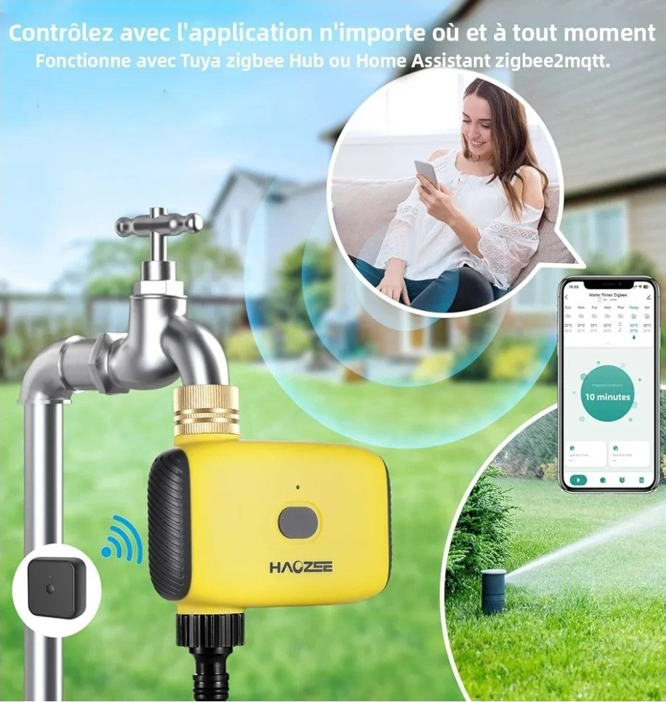 Smart Water Timer for Garden Hose, Sprinkler Timer for Watering, Requires Zigbee