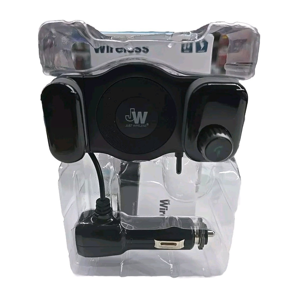2In1 Wireless Bluetooth FM Transmitter Car Kit Air Vent Phone Holder USB Charger