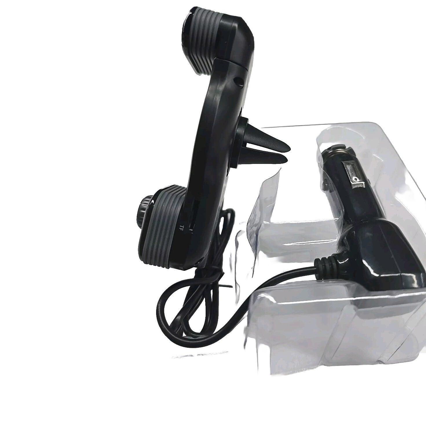 2In1 Wireless Bluetooth FM Transmitter Car Kit Air Vent Phone Holder USB Charger