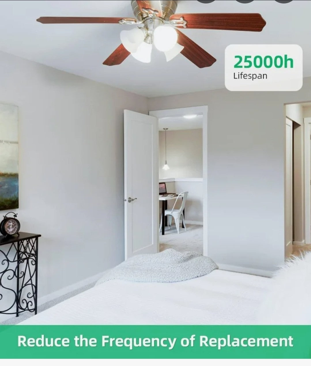 E27 LED Bulb X6 Cool White 9W (60W Eqv) 6000K 806lm A60 Standard Screw Light