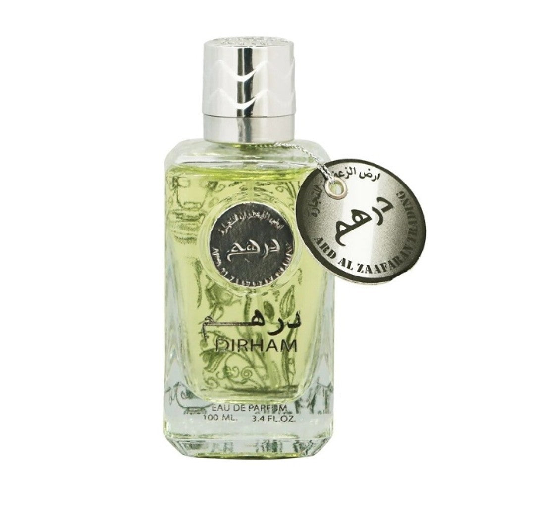 100ML DIRHAM SILVER EDP UNISEX PERFUME SPRAY BY ARD AL ZAAFARAN 100% GENUINE