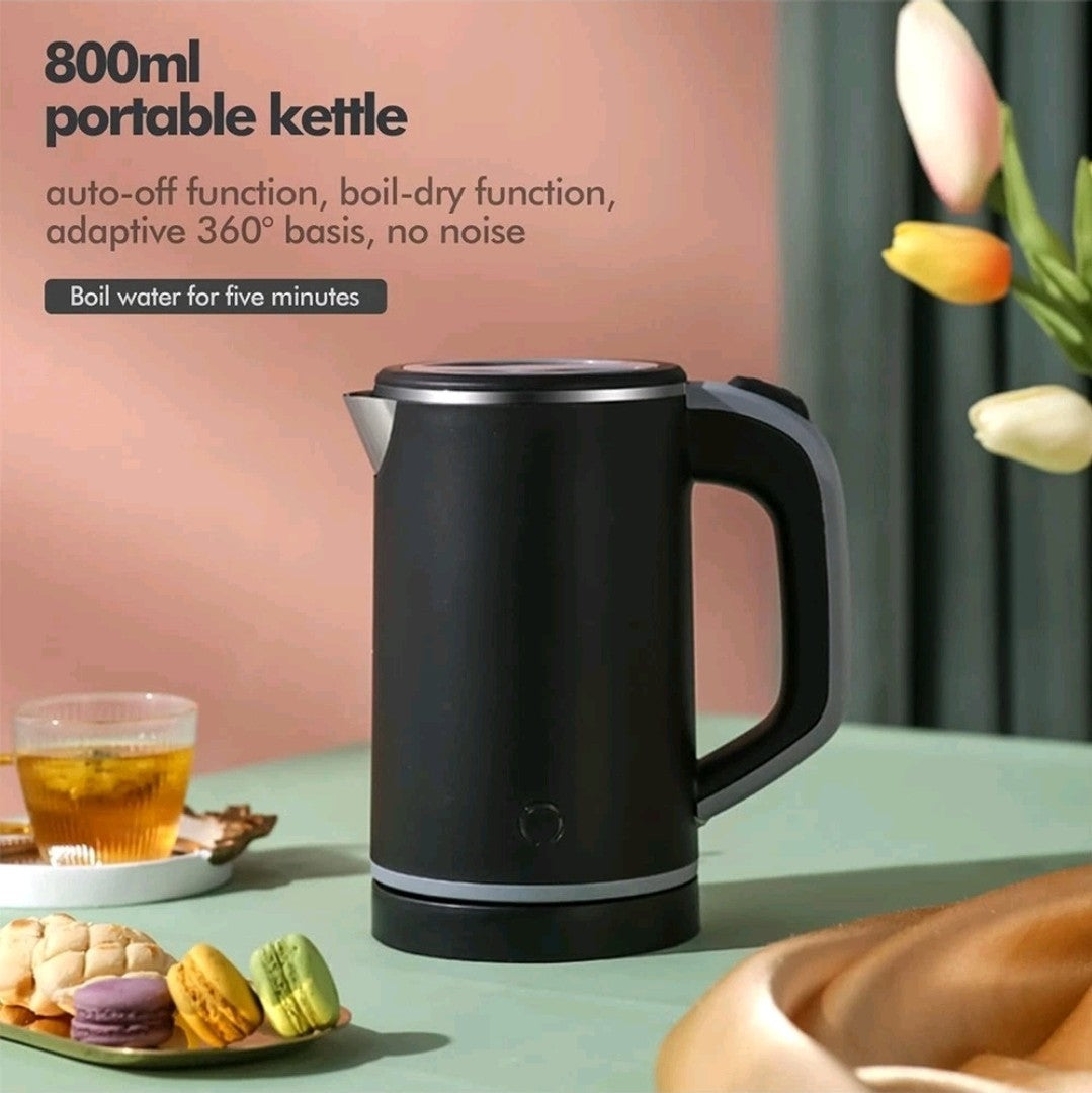 800Ml Kettles Electric Travel Compact Travel Electric Kettles Cordless Fast Boil