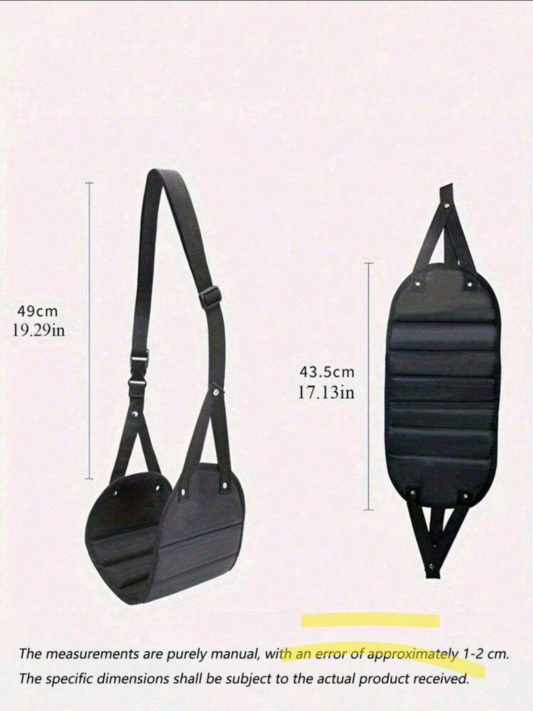 Travel Foot Rest Portable Adjustable Folding Hanging Foot Hammock
