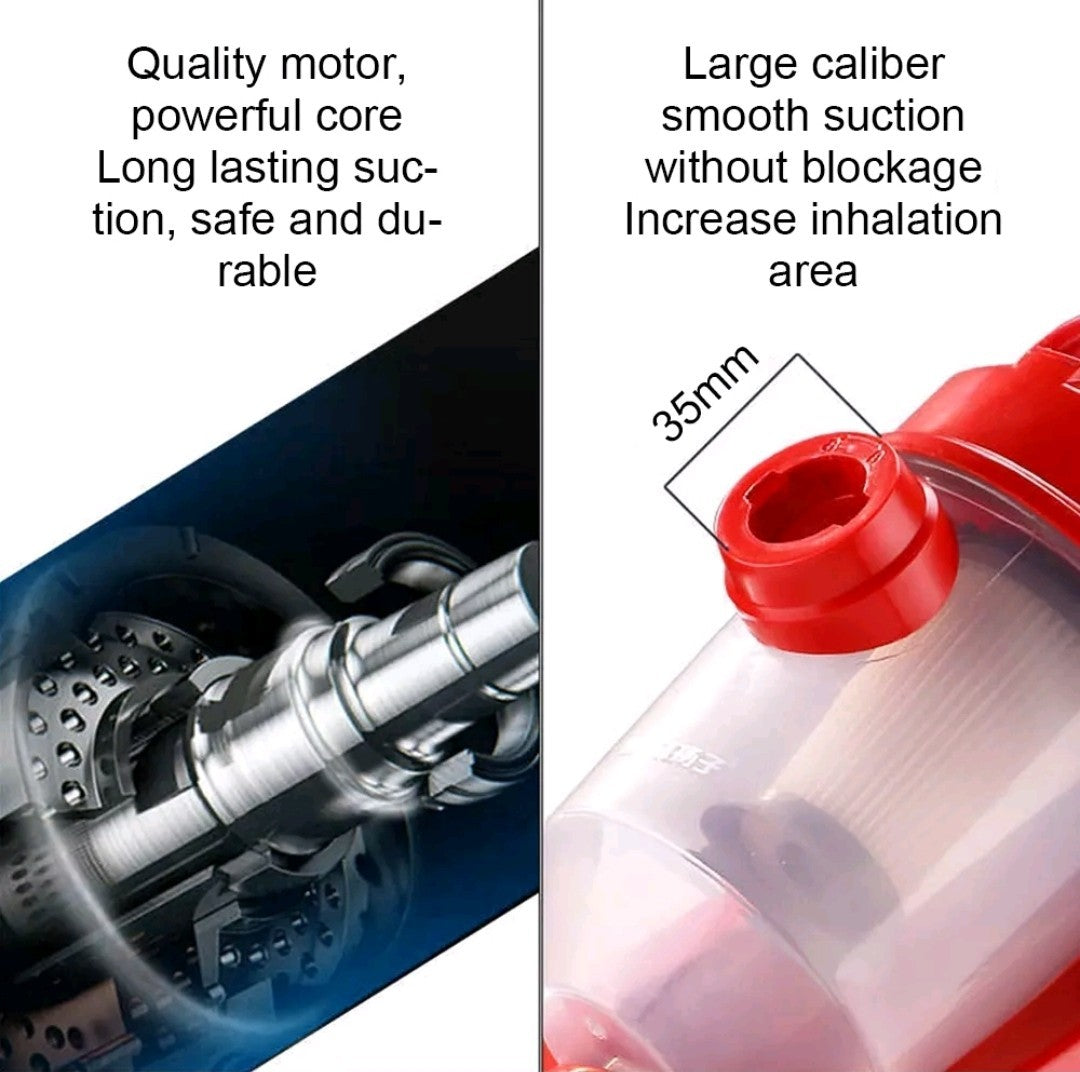 Bagless Cylinder Vacuum Cleaner 1000W Compact Lightweight Powerful Cyclonic Vac