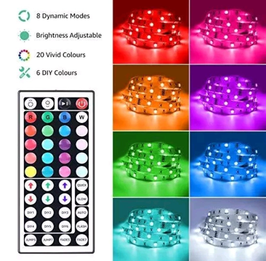 LED Strip Lights 20m (2x10m) | Flexible 600 LEDs, Remote Control, Lepro RGB