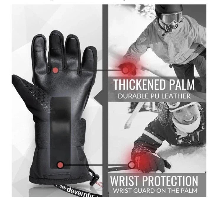 DEVEMBR Snowboarding SKI Warm Gloves Mittens Touch Screen Waterproof  S/M/L Size