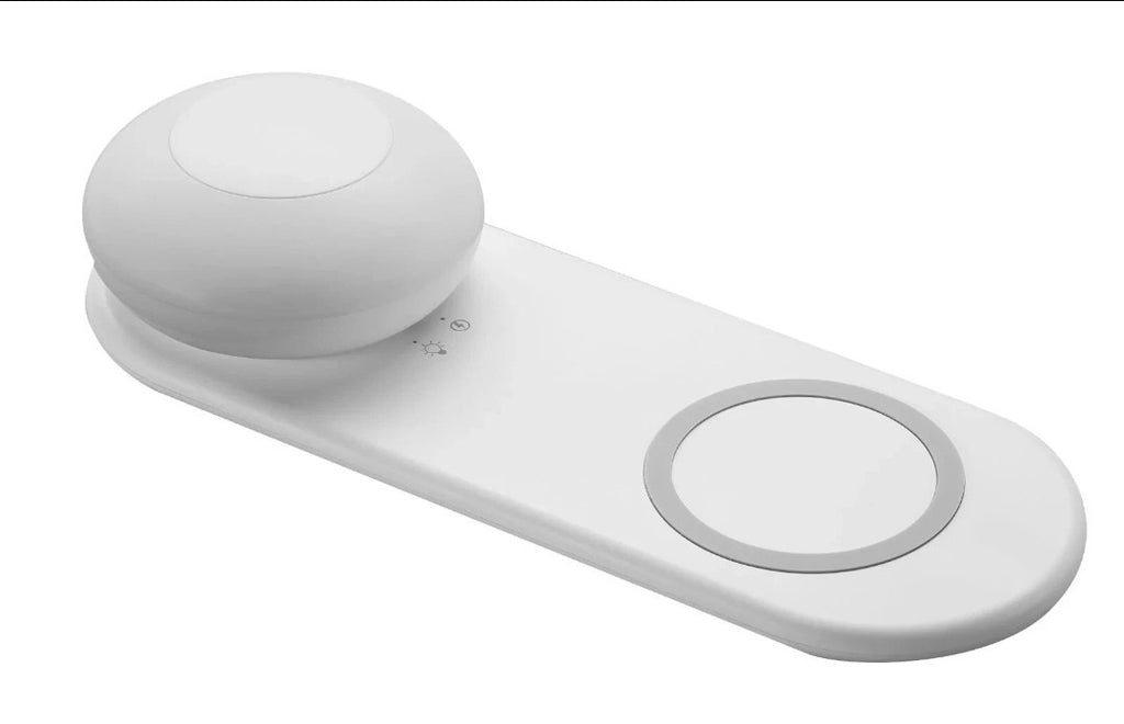 Link2Home Portable Wireless Smart Phone Fast Charging Station with Night Light