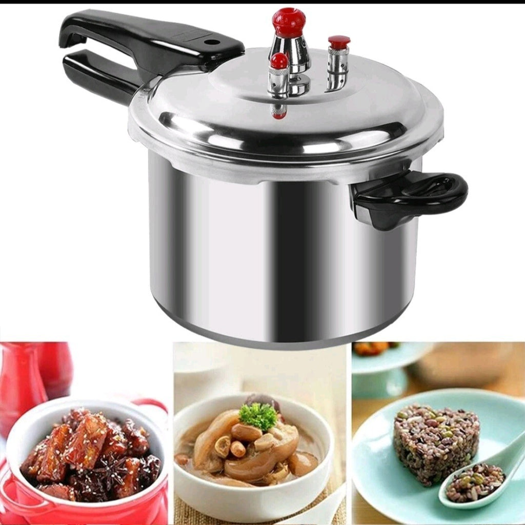 3 Litre Home Dual Handle aluminum Pressure Cooker Kitchen Catering Cookware UK