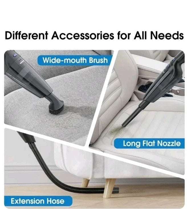 ALACRIS Cordless Handheld Vacuum Cleaner 9500PA – Powerful Suction, Charging Doc