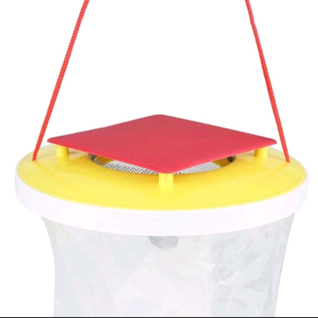 Red Top Fly Trap Bag Catcher 20,000 Flies Insects Pest Control Killer Bait UK.