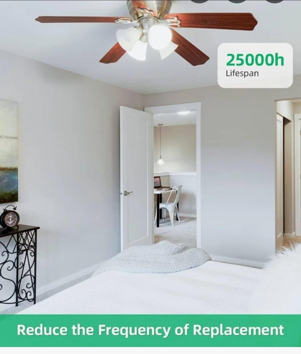 6 Pack E27 LED Bulb Cool White 9W (60W Eqv) 6000K 806lm A60 Standard Screw Light