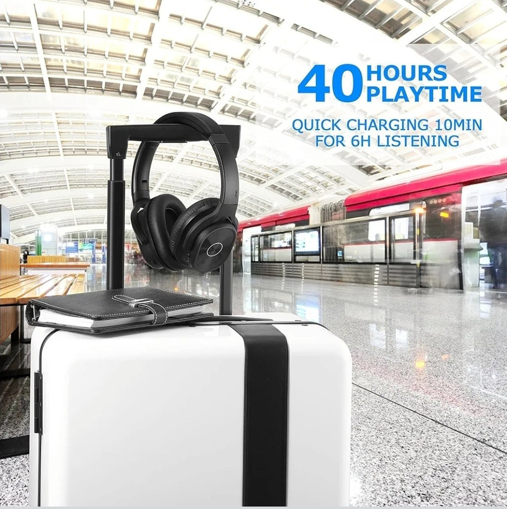 ZIHNIC PN 9 Wireless Bluetooth Headphones Active Noise Cancelling Foldable 40H