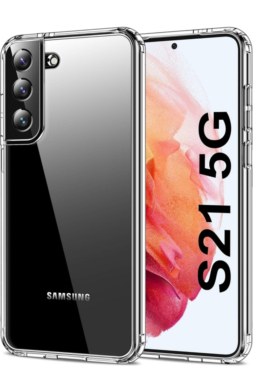 Samsung Galaxy S21 5G 6.2" Hoomlin Clear Case Back Cover Anti-Scratch,Shockproof