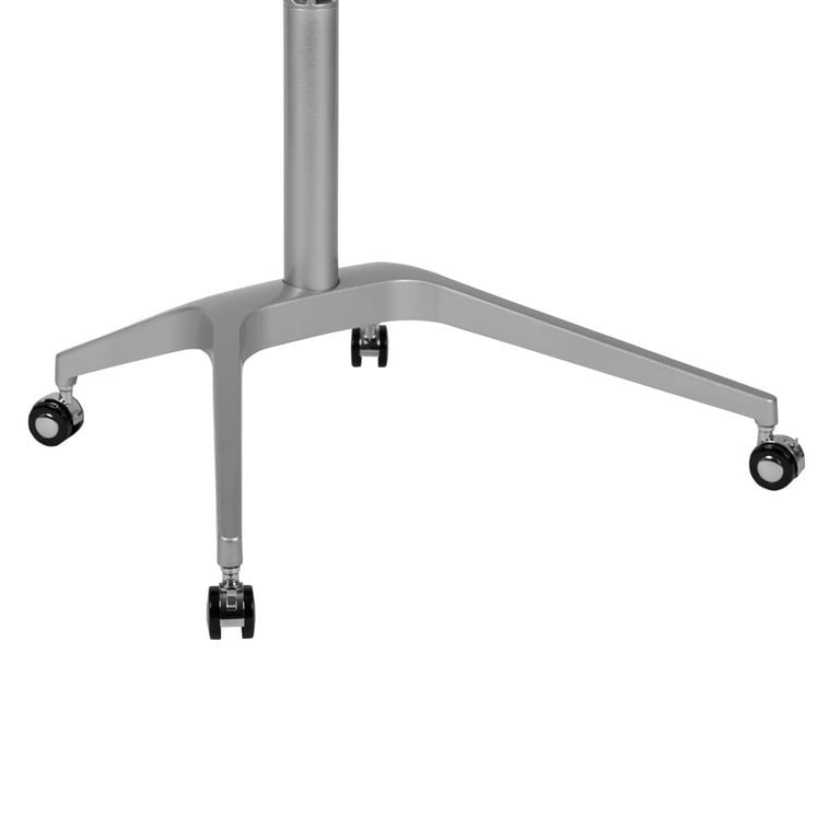 Sit-Stand Adjustable Computer Desk 28" White | Ergonomic Workstation Table