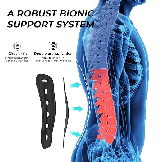 YAHA Lower Back Brace Support Belt, Pain Relief, Heavy Lifting-Adjustable-Unisex