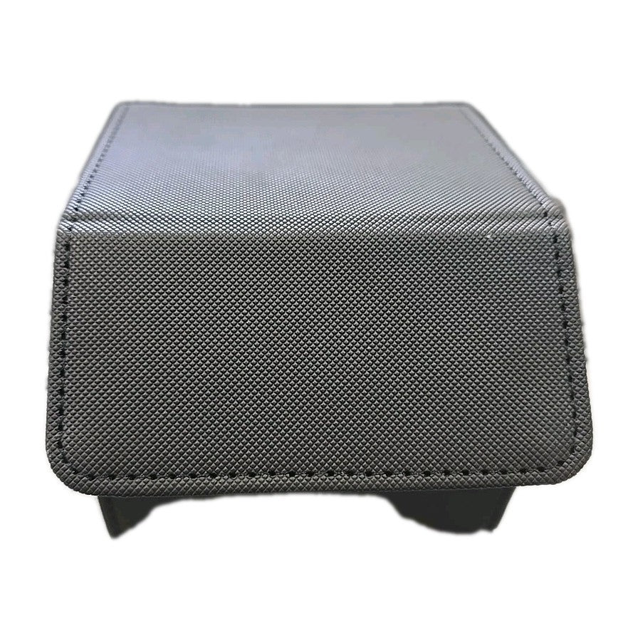 Premium Deck Boxes Card Holder - Strong Magnetic Clips - Single Black 