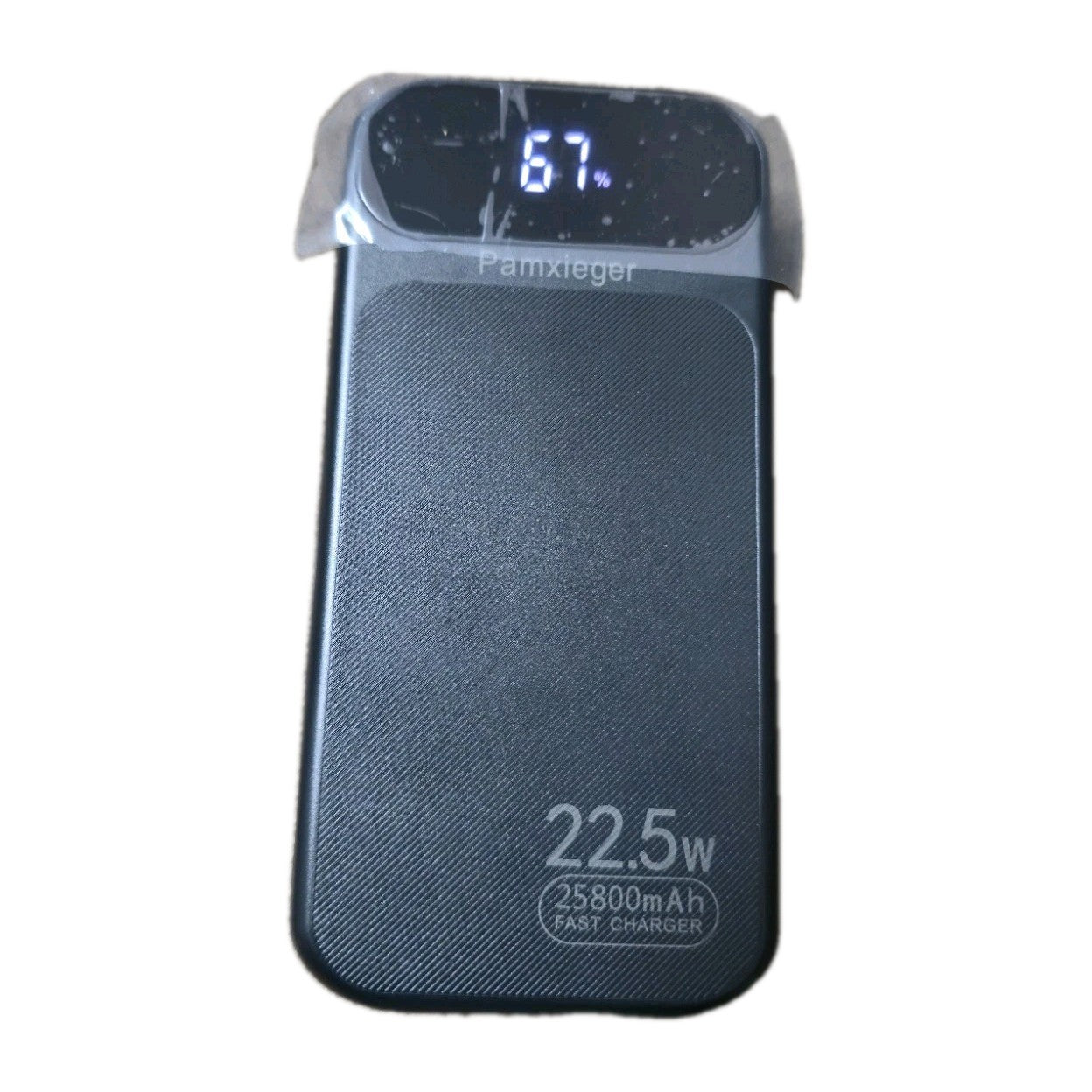 Super Fast Power Bank 25500mAh With Built-in Type-C And iPhone Cable + 3 Outputs