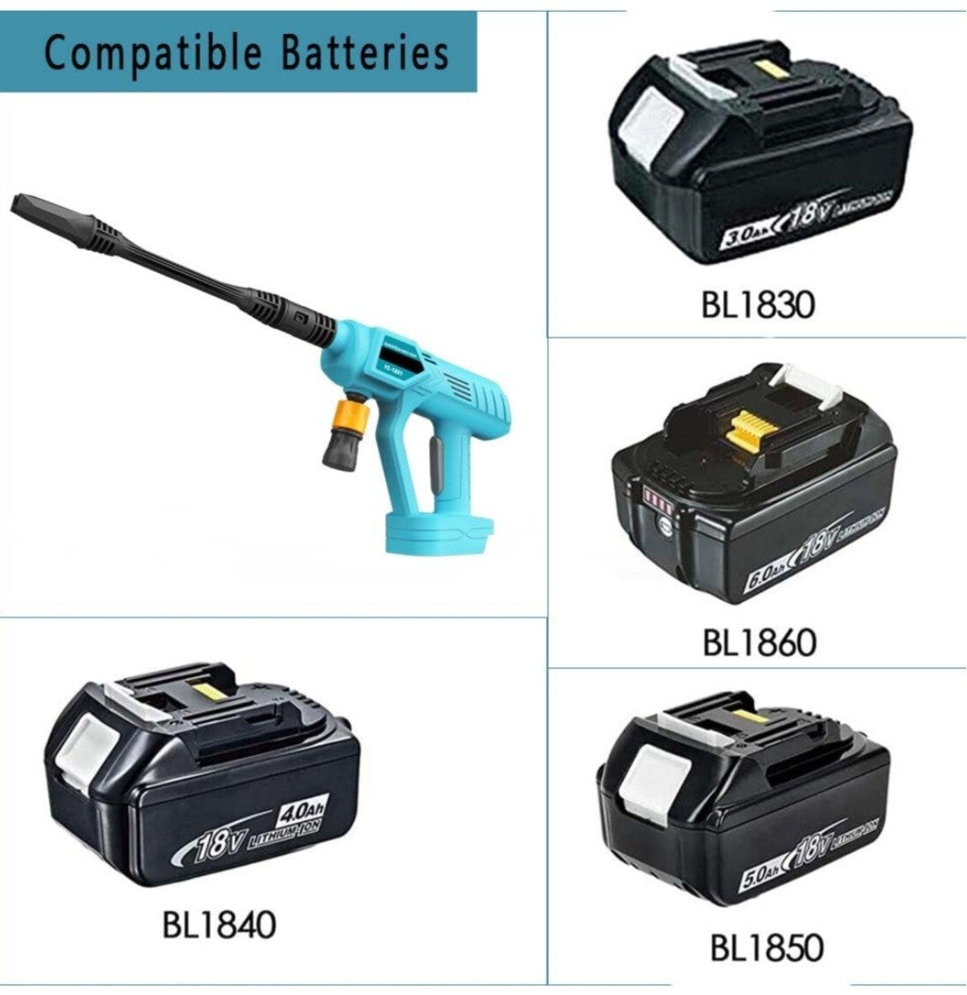 RONTALY (YC-1801) 3 In 1 Nozzle Cordless Pressure Washer + Accessory NO BATTERY 